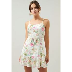Sugar Lips Sommerset Floral Eyelet Mini Dress